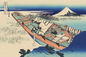 富岳三十六景-常州牛堀